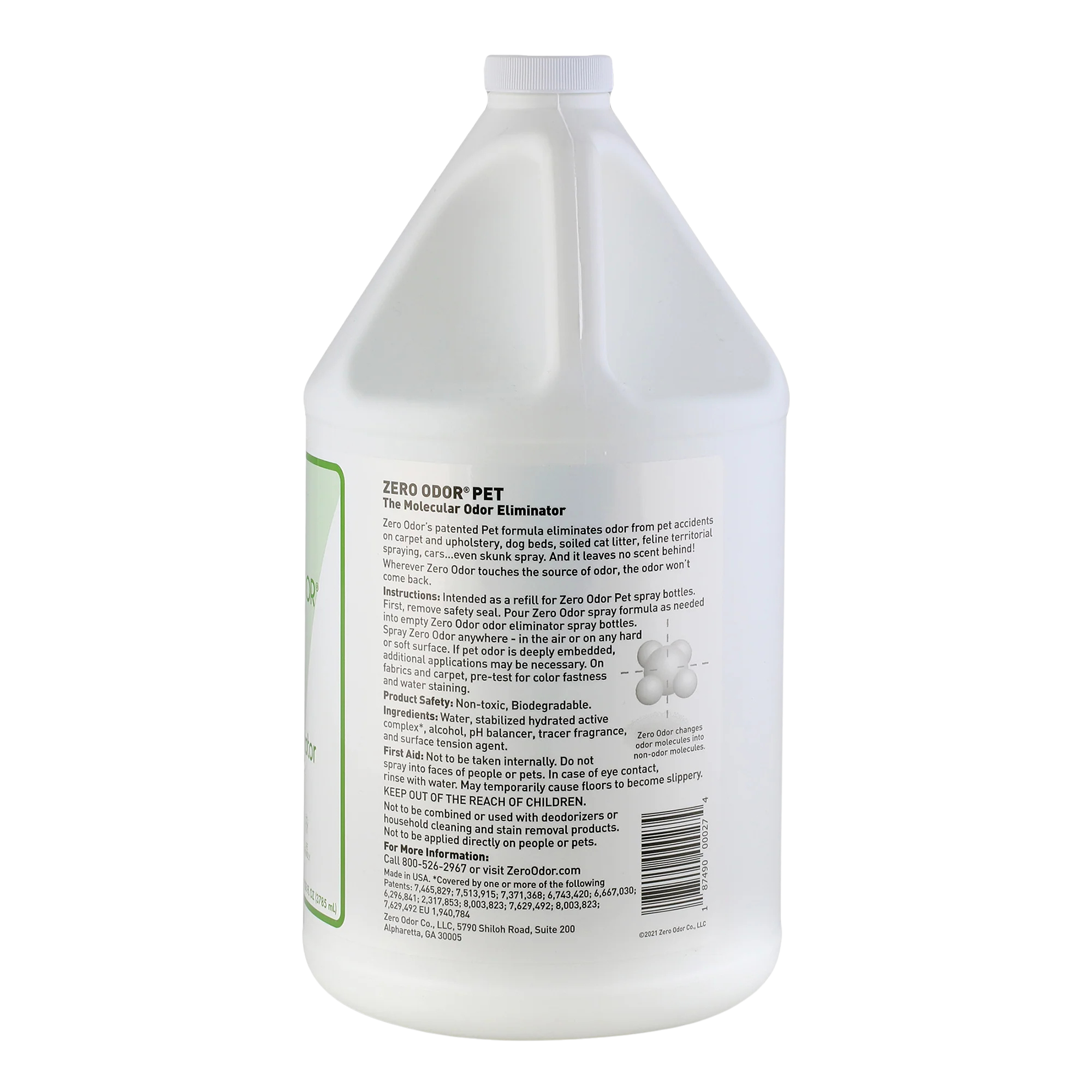 Pet Odor Eliminator Refill 128 oz Zero Odor