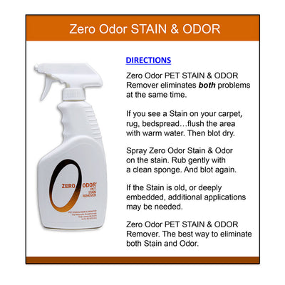 Zero Odor - Pet Stain and Odor Eliminator